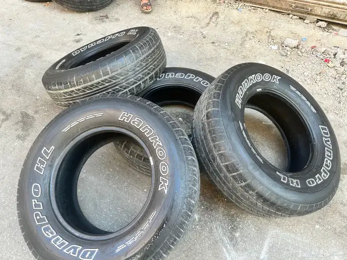 كفرات هنكوك دعسه قديم 255 70 16 1