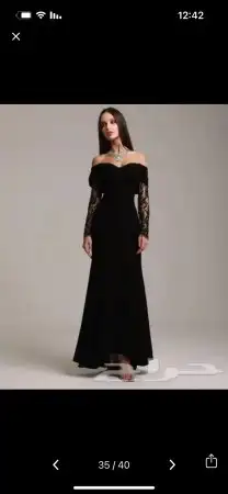 تشكيلة واسعه من فساتين المخمل و فساتين المناسبات و سهرات 38