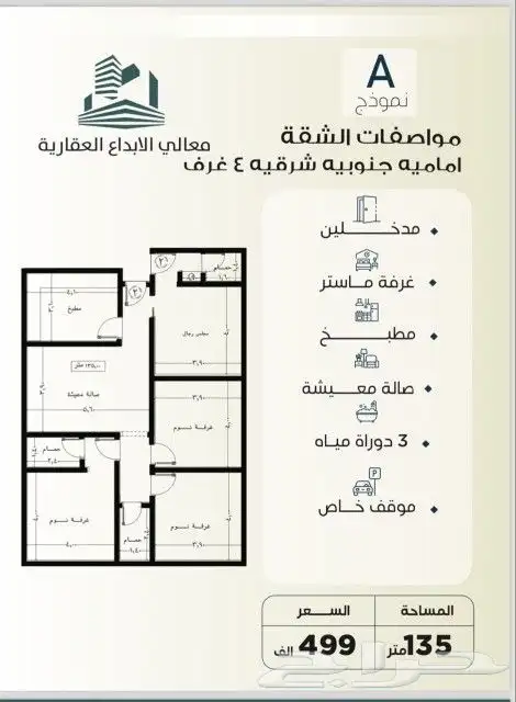 شقق 2و3و4 غرف وملاحق للاستثمار في السلامه تحت الإنشاء كاش 2