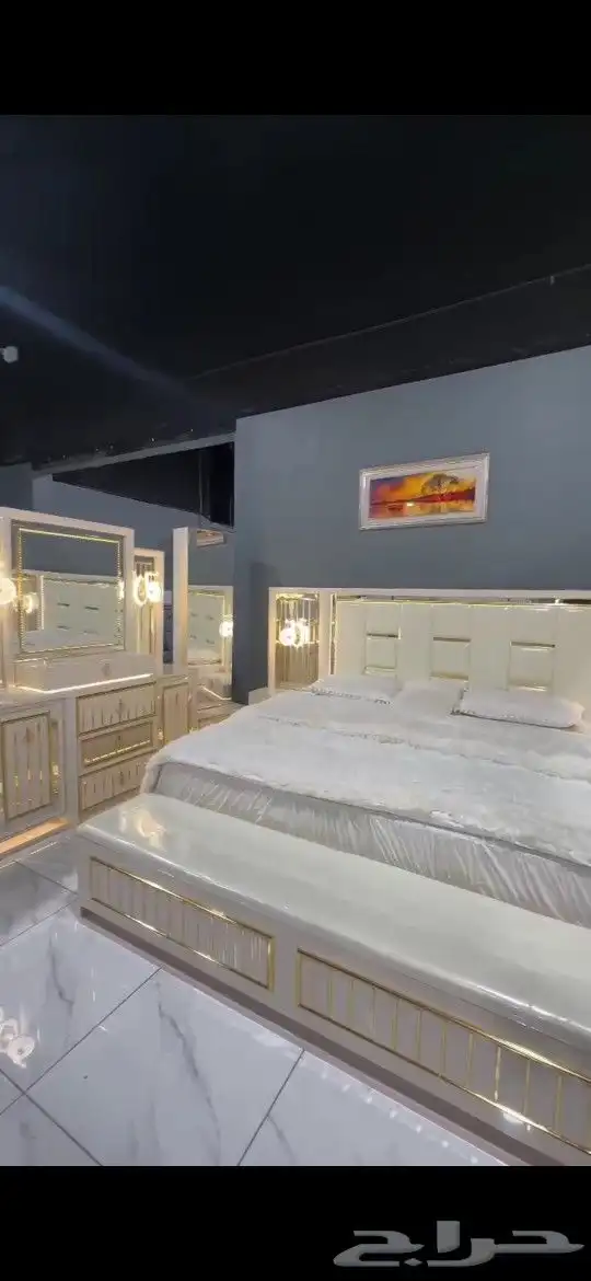 اجمل غرف نوم مع اناره رومنسيه 0