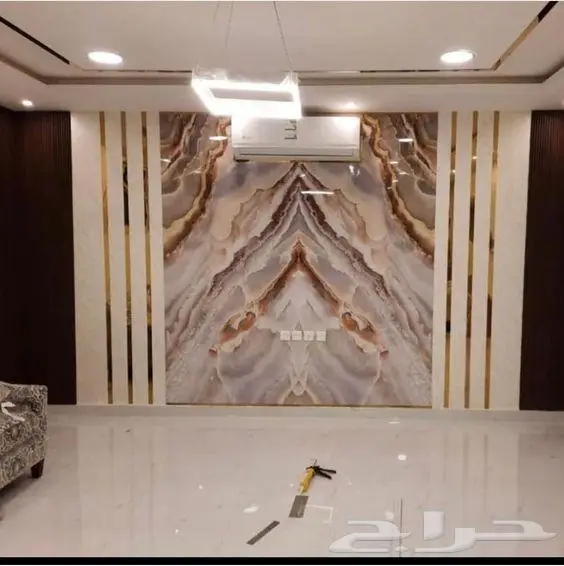 ديكور تنسق حدائق ديكور داخلي بديل خشب ارضي wpc 5