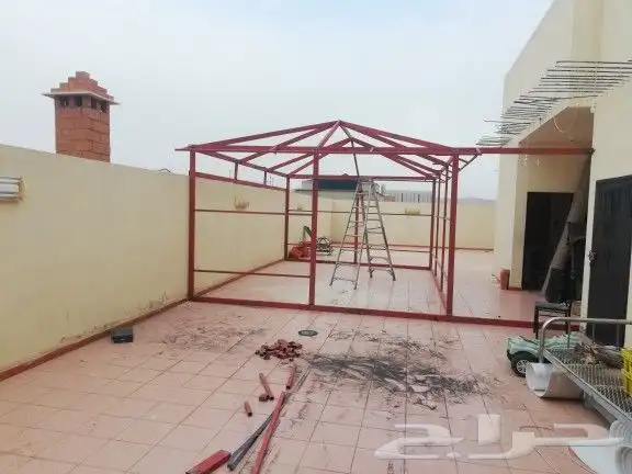 مشبات بيوت شعر تلبيس قماش 9