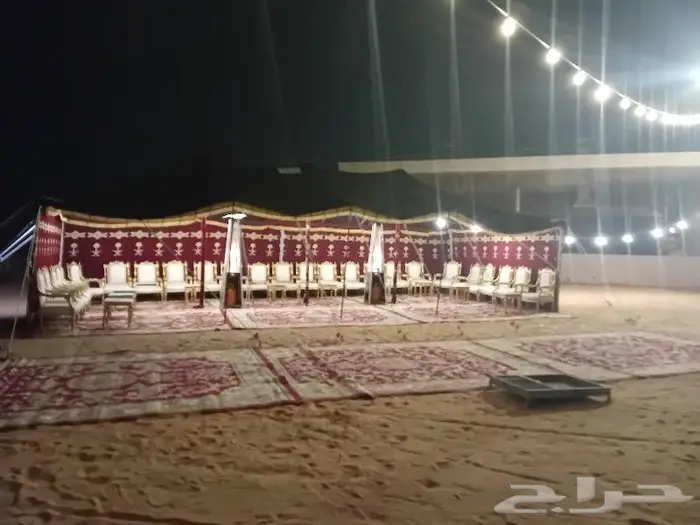 تاجير خيام وبيوت شعر دفايات غاز كراسي وطاولات جميع الانواع 4