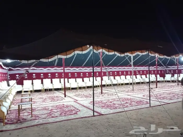 تاجير خيام وبيوت شعر دفايات غاز كراسي وطاولات جميع الانواع 3