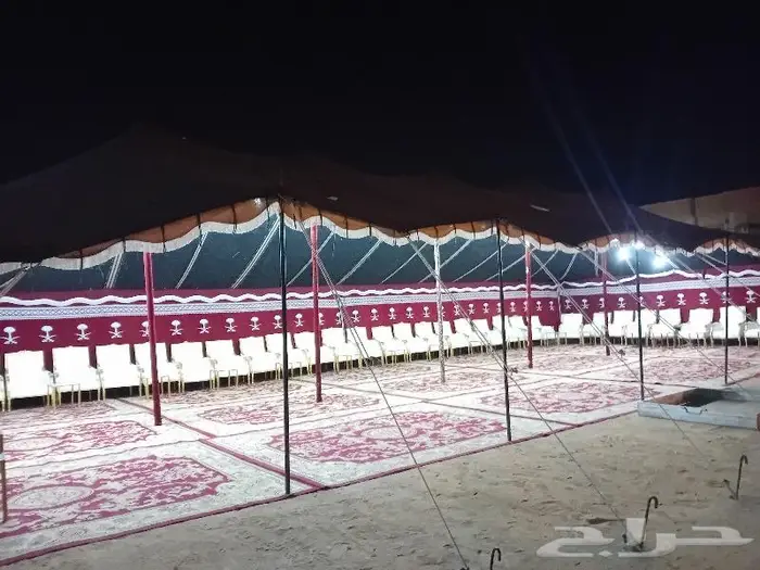 تاجير خيام وبيوت شعر دفايات غاز كراسي وطاولات جميع الانواع 2