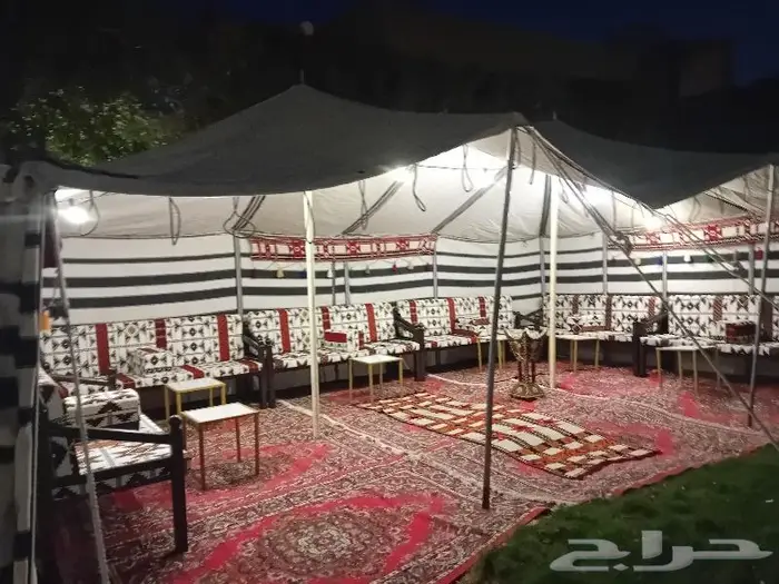 تاجير خيام وبيوت شعر دفايات غاز كراسي وطاولات جميع الانواع 5