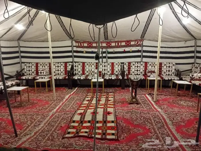 تاجير خيام وبيوت شعر دفايات غاز كراسي وطاولات جميع الانواع 1