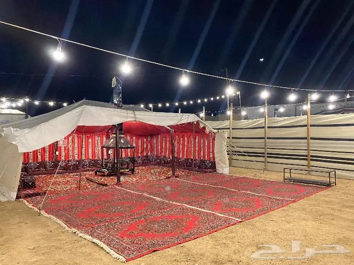 خيمه ب 100 وخيمه ب 200 مع المشب ومع الحمام 11