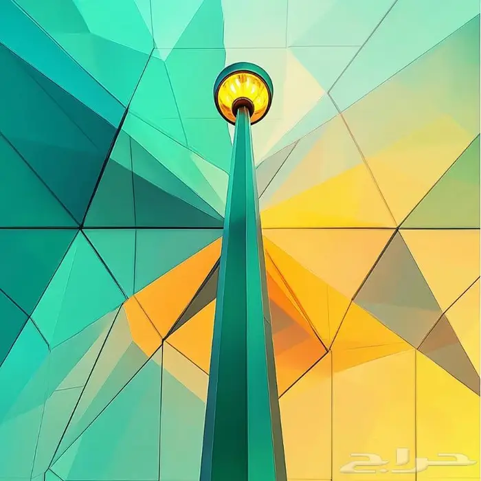 أعمدة إنارة مضلعة ارتفاع 6م  مجلفنة حراري 7