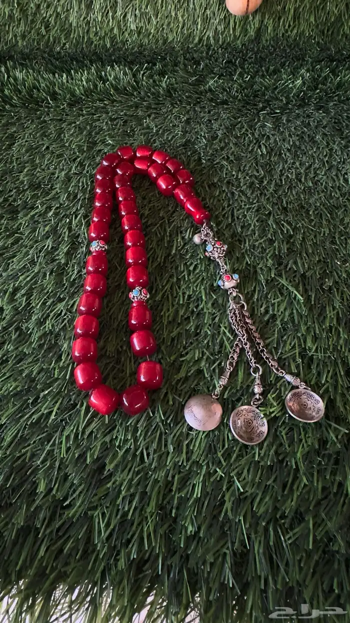 سبحه مسكي ألماني مسباح خواتم فضه احجار كريمة سبح إكسسورارات 4