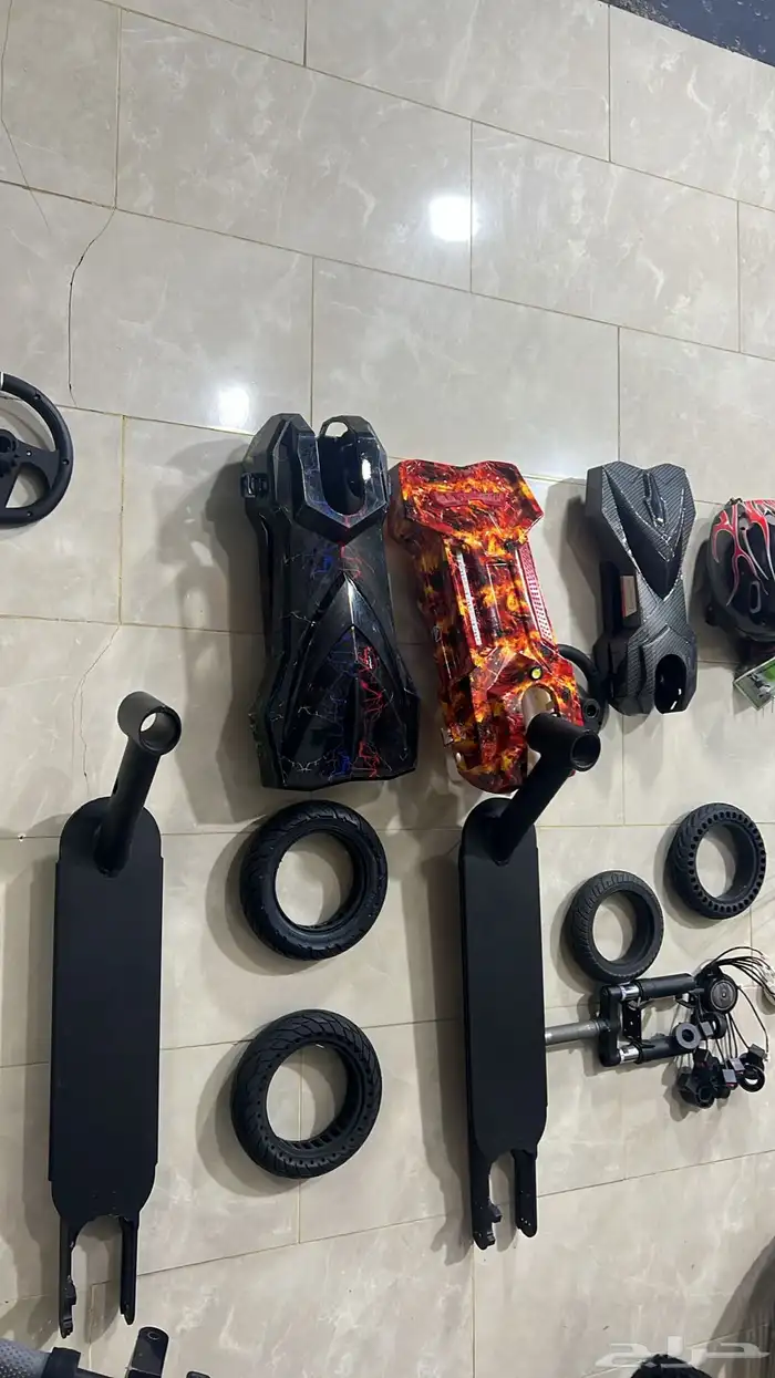 سكوتر الوحش سكوتر شاموي بطاريات كفرات سكوتر درفت 4