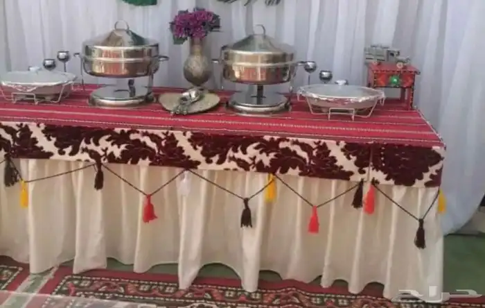 تأجير خيام وجلسات شعبيه وطاولات وكراسي وخدمة ضيافة وافتتاح 1