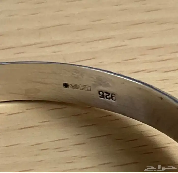 أسواره سوار فضة أصلية مختومة مع اسم المصمم TJC 4