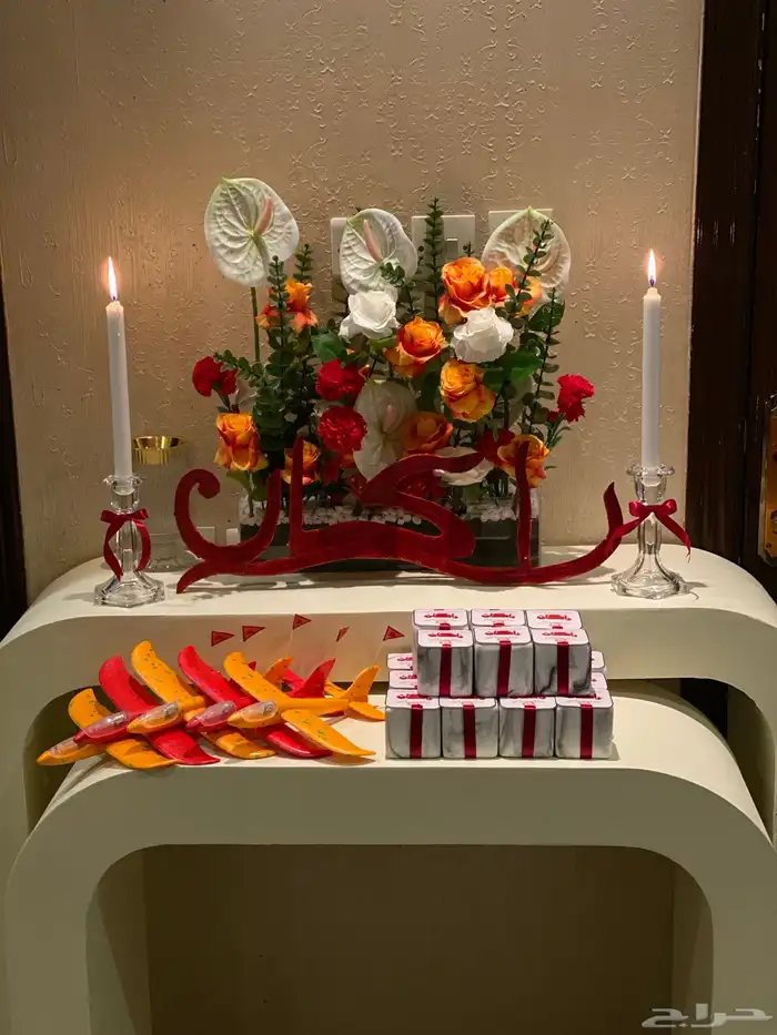 طاولات استقبال للايجار 5