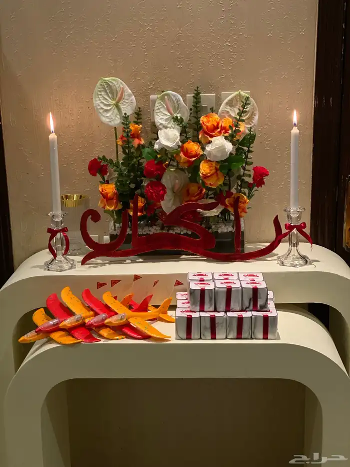 طاولات استقبال للايجار 1