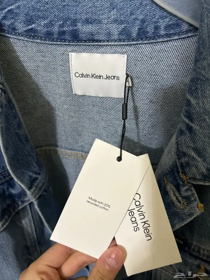 جاكيت دنيم ثقيل كالفن كلاين اصلي جديد للبيع 1