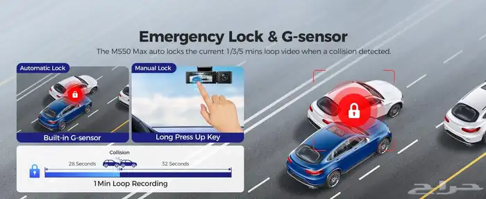 عرض السنة الجديده داش كام ازدوم M550 MAX 10