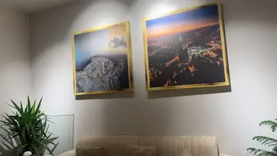 لوحتين مناظر طبيعيه 0