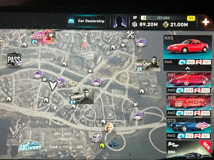 حسابات كار اكس ستريت مهكره 1