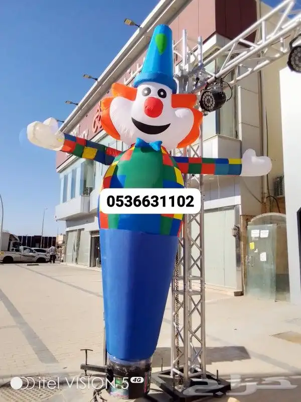 افتتاحات المحلات بالونات راقصه كشافات متلونه ليازر متحركه 7