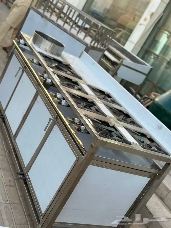مركب غاز استيل فرن تحمير مع العيون غاز افرن مندي معدات مطعم 6