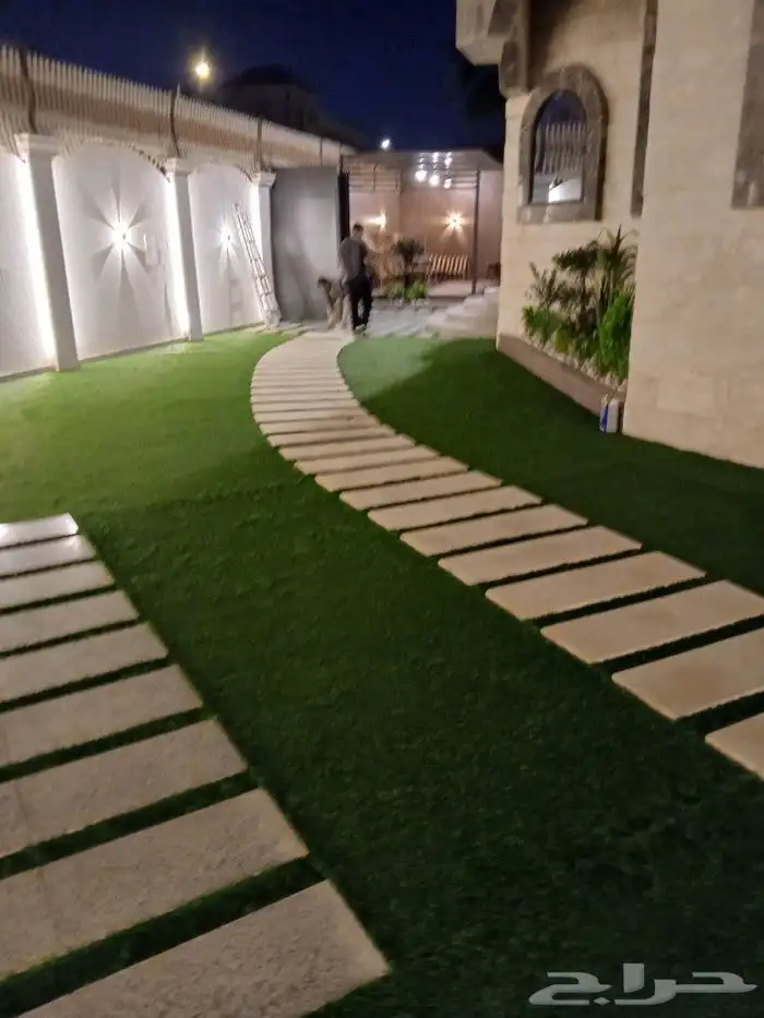 ثيل طبيعي وعشب صناعي 8