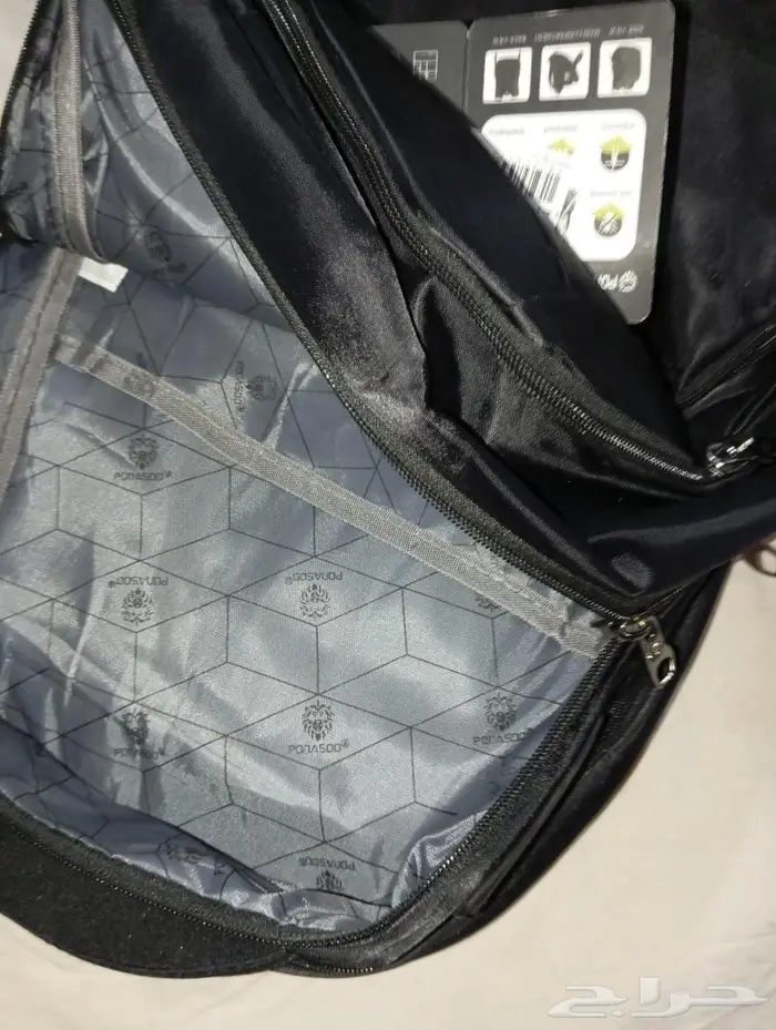 شنطة ظهر كبيرة (جديدة) للسفر و لابتوب مع مخرج وسلك usb مرفق 6