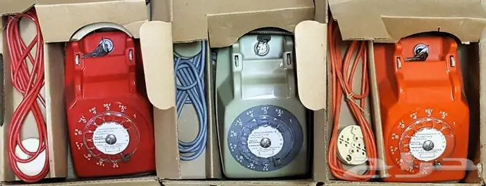 هاتف أبو قرص اريكسون فرنسي 1979 جديد بالكرتون 6