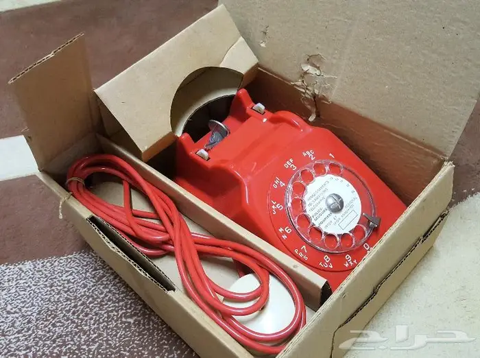 هاتف أبو قرص اريكسون فرنسي 1979 جديد بالكرتون 5