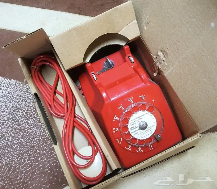 هاتف أبو قرص اريكسون فرنسي 1979 جديد بالكرتون 4