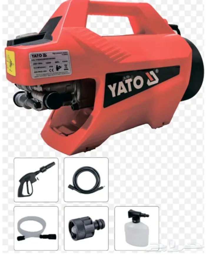 مضخة غسيل محموله قوة ضغط 135 بار ماركة YATO 3
