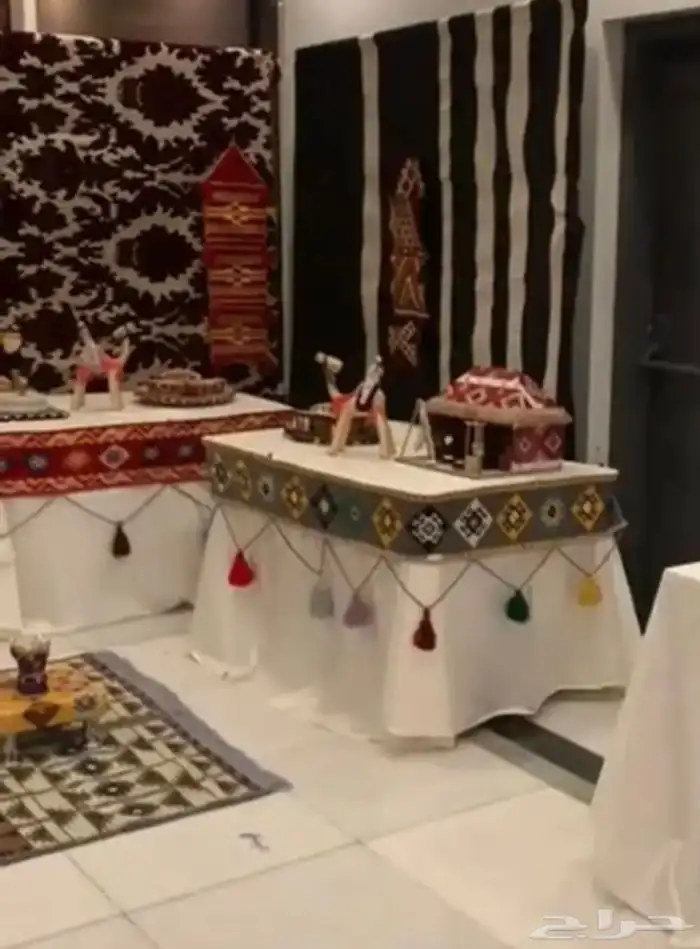 تأجير خيام وجلسات شعبيه وطاولات وكراسي وخدمة ضيافة وافتتاح 20