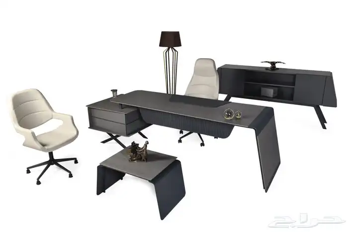 مكتب مدير إدارة اثاث المكتبي فخم و مودرن تركي و صيني طقم 15