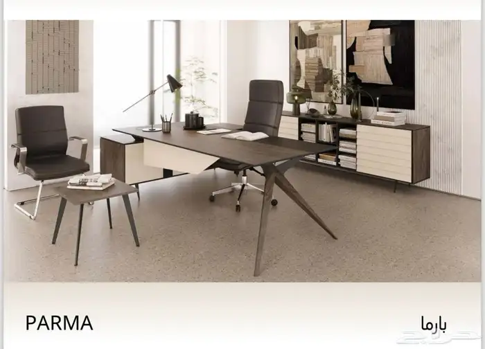 مكتب مدير إدارة اثاث المكتبي فخم و مودرن تركي و صيني طقم 19