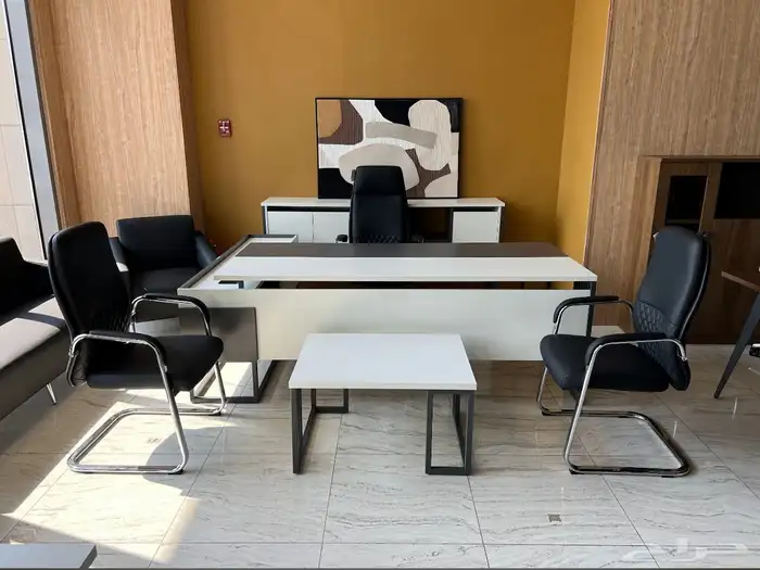 مكتب مدير إدارة اثاث المكتبي فخم و مودرن تركي و صيني طقم 18