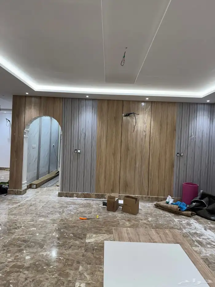 ديكورات داخلية شيبورد بديل رخام بديل خشب 11