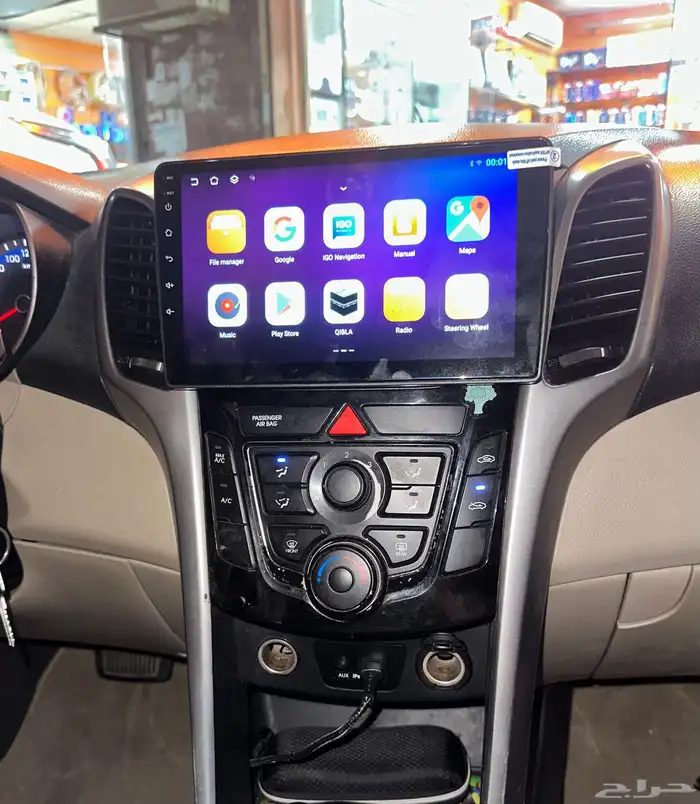 شاشه هيونداي i30 اندرويد وكاربلي جديد فقط 1