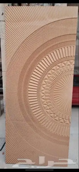ديكورات خشبية ولوحات جدارية 3d حفر cnc 35