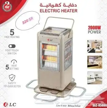 دفايه كهربائية ديكور اشكال والوان مختلفة 0
