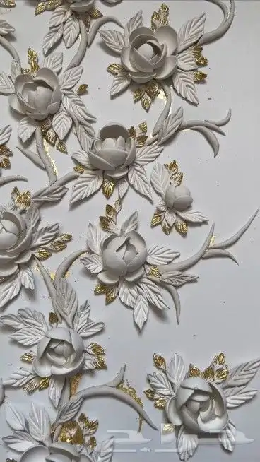 ديكورات خشبية ولوحات جدارية 3d حفر cnc 7