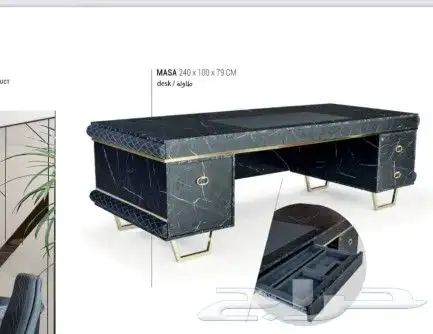 مكاتب مدير إدارة اثاث مكتبي فخم و مودرن طقم مكتب سكرتارية 2