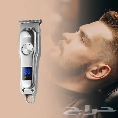 ماكينة حلاقة شعر كهربائية احترافية احترافية للرجال مع شاشة L 2
