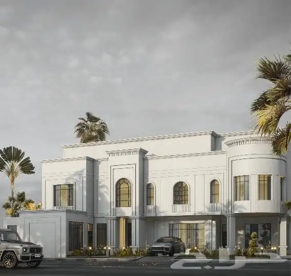 تصميم واجهات فيلا نيو كلاسك 1