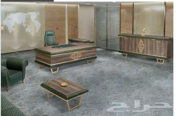 مكاتب مدير إدارة اثاث مكتبي فخم و مودرن طقم مكتب سكرتارية 7
