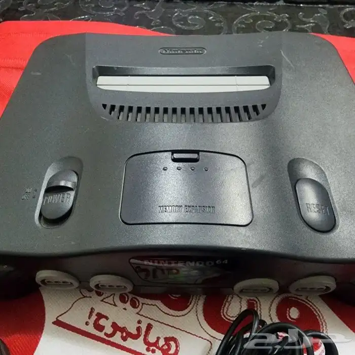 جهاز نتيندو 64 بحالة ممتازة nintendo 64 1