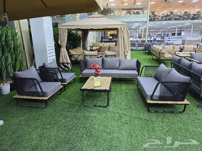 اطقم حدائق الجلسات الخارجية طاولات مسابح طعام 37