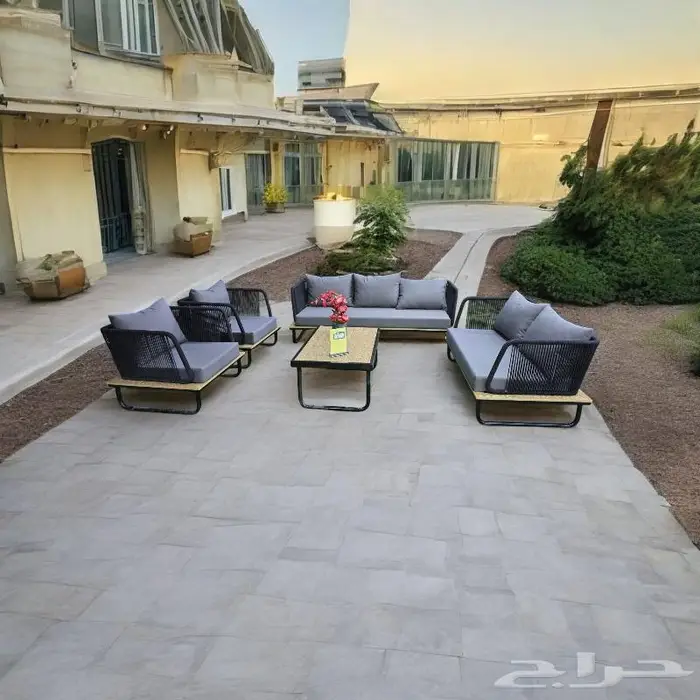 اطقم حدائق الجلسات الخارجية طاولات مسابح طعام 27