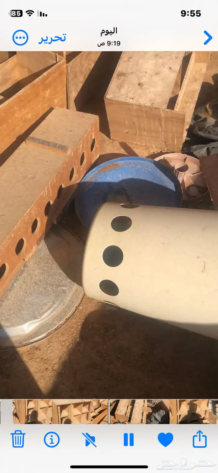 يوجد صناديق رفوف حمام ودجاج متنوعة مع معالف ومحاكر حسب الصو 3