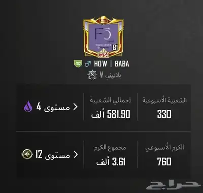 حساب ببجي اسلوب خرافي مع ام فور ثلجي لفل 81 ( تم البيع ) 18