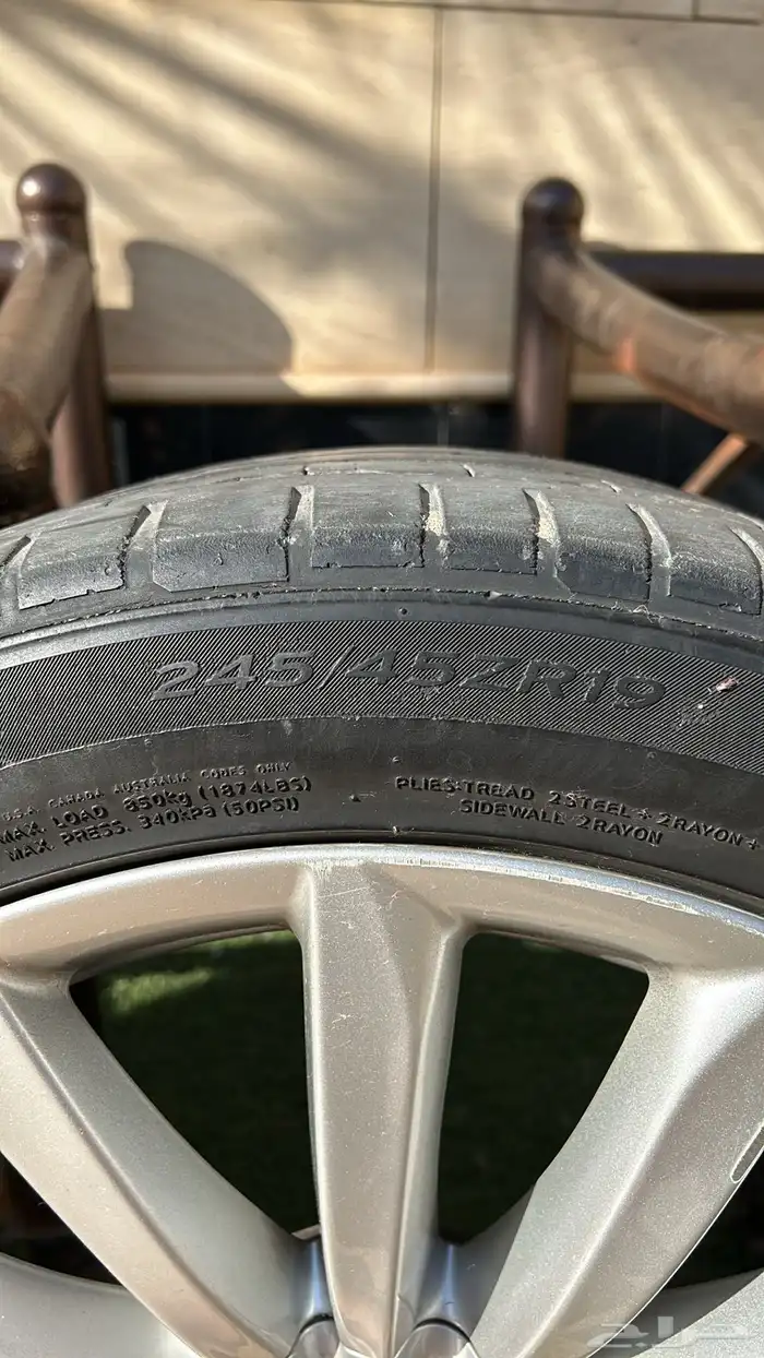 طقم جنوط وكفرات بي ام دبليو BMW من 2016 إلى 2022 7